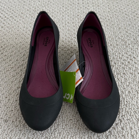 NWT Crocs Lina Wedge - Picture 3 of 10